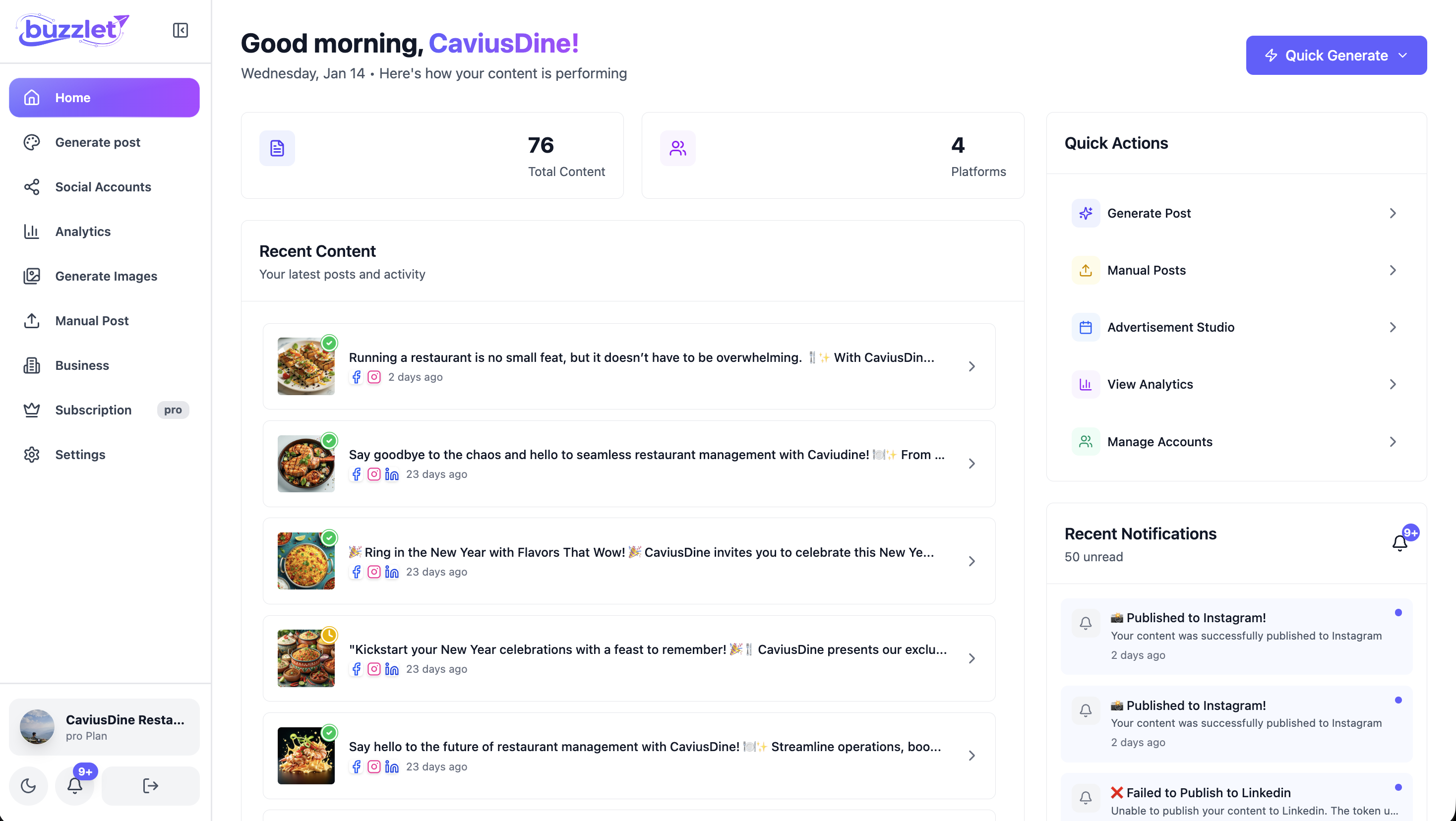 Dashboard Mockup